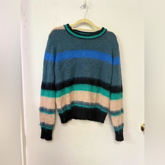 Molly Bracken Lili Sidonio WOMEN'S STRIPED LONG SLEEVE SWEATER - Picture 9 of 9